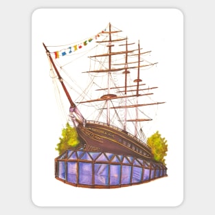 Cutty Sark Ship Sticker